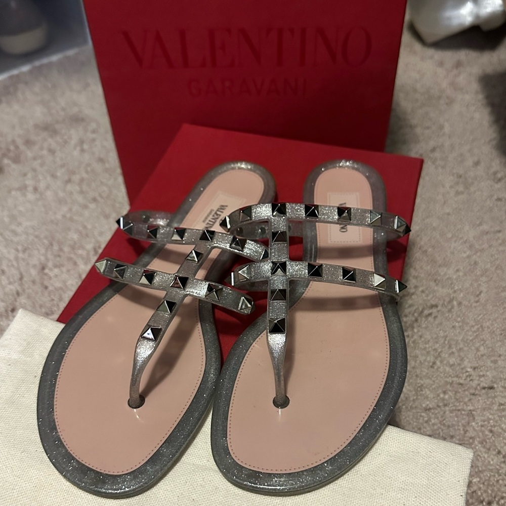 Valentino Jelly Flip Flops